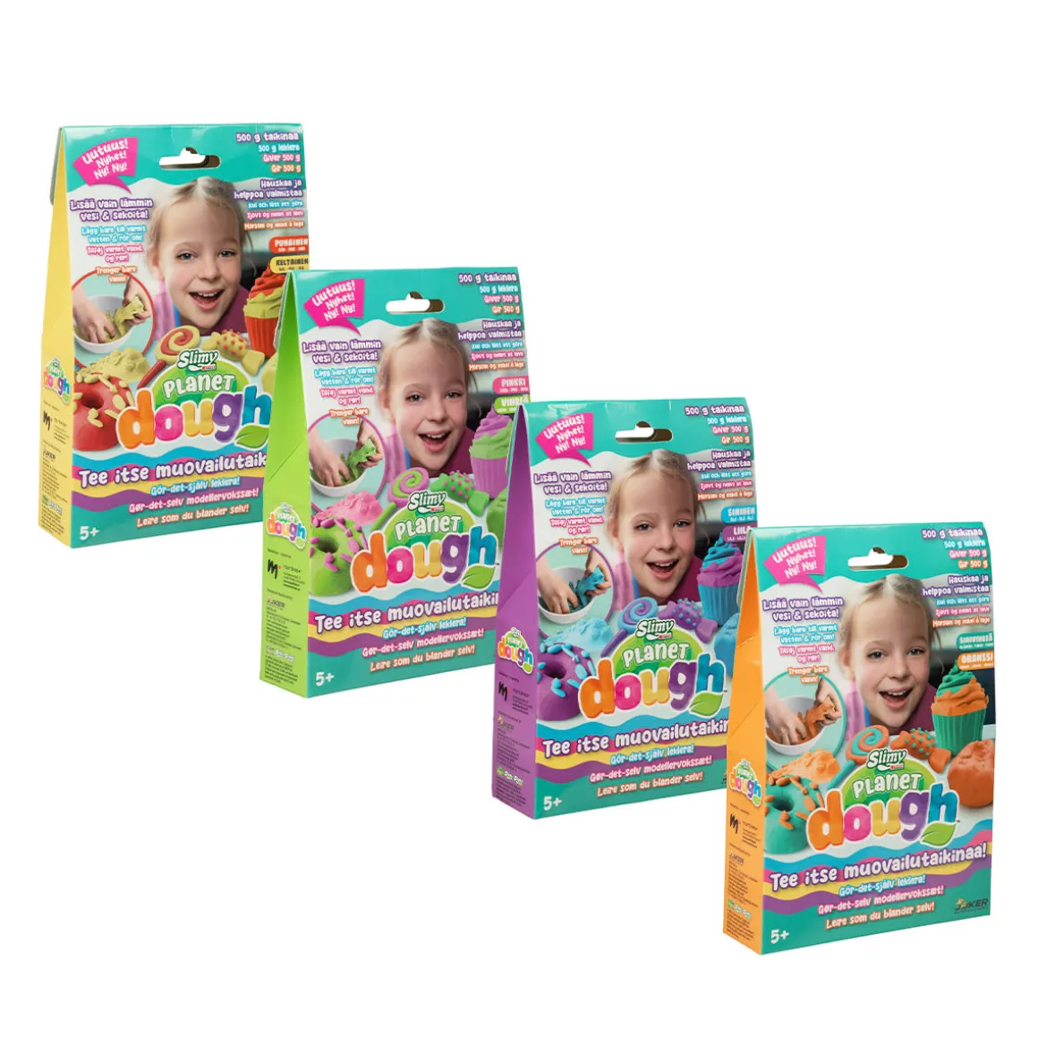 Joker Planet Dough -muovailumassa 500g lajitelma