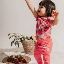 Ma-ia Family Fragola-body lyhythihainen roosa