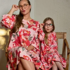 Ma-ia Family Pionit-mekko vaaleanpunainen