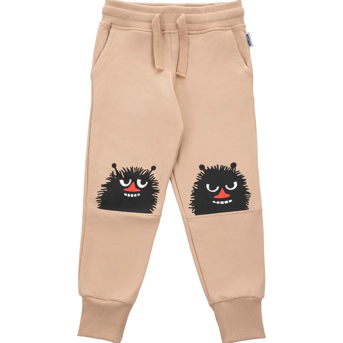 Muumi Haisulin virne -collegehousut beige
