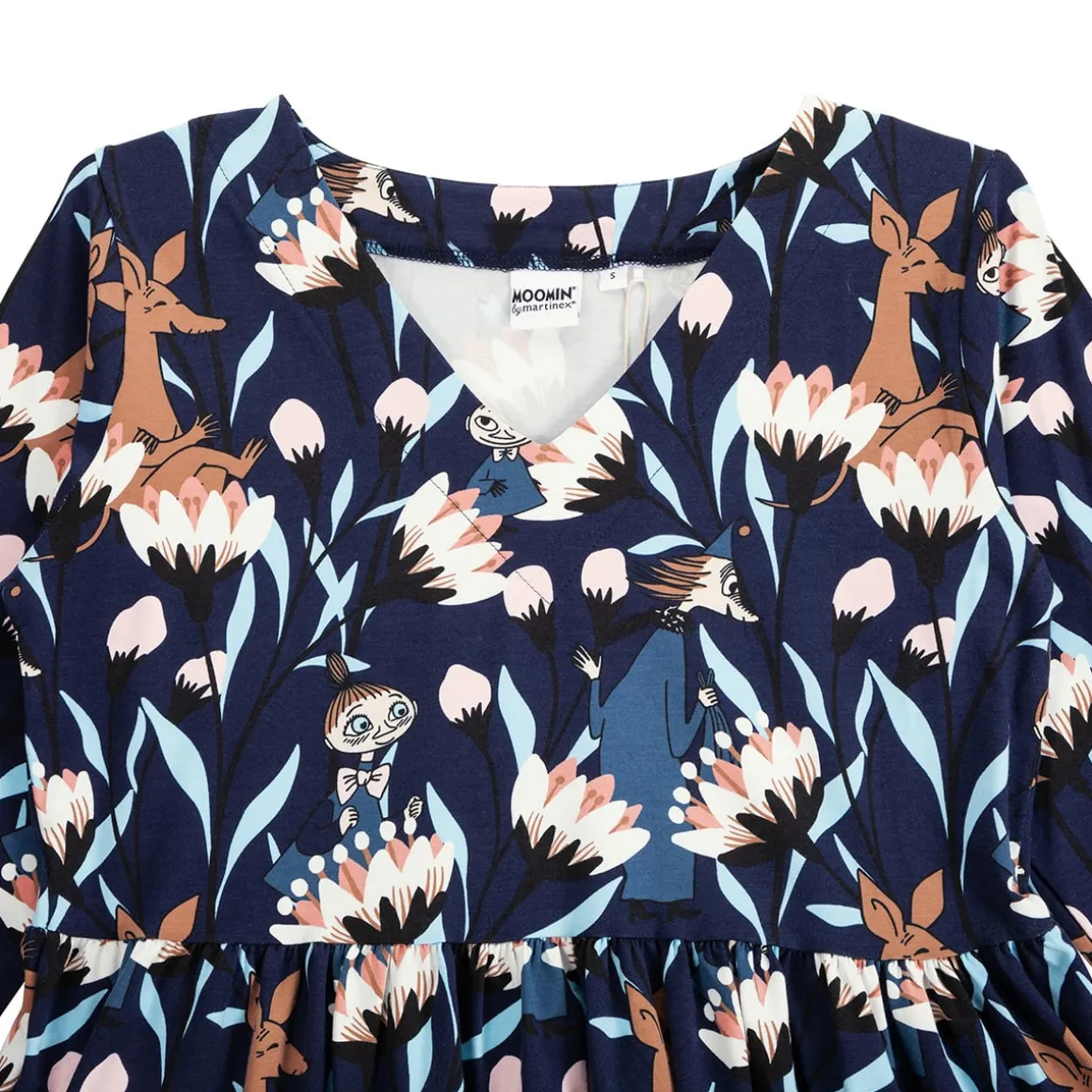 Muumi Hely-mekko Magnolia tummansininen