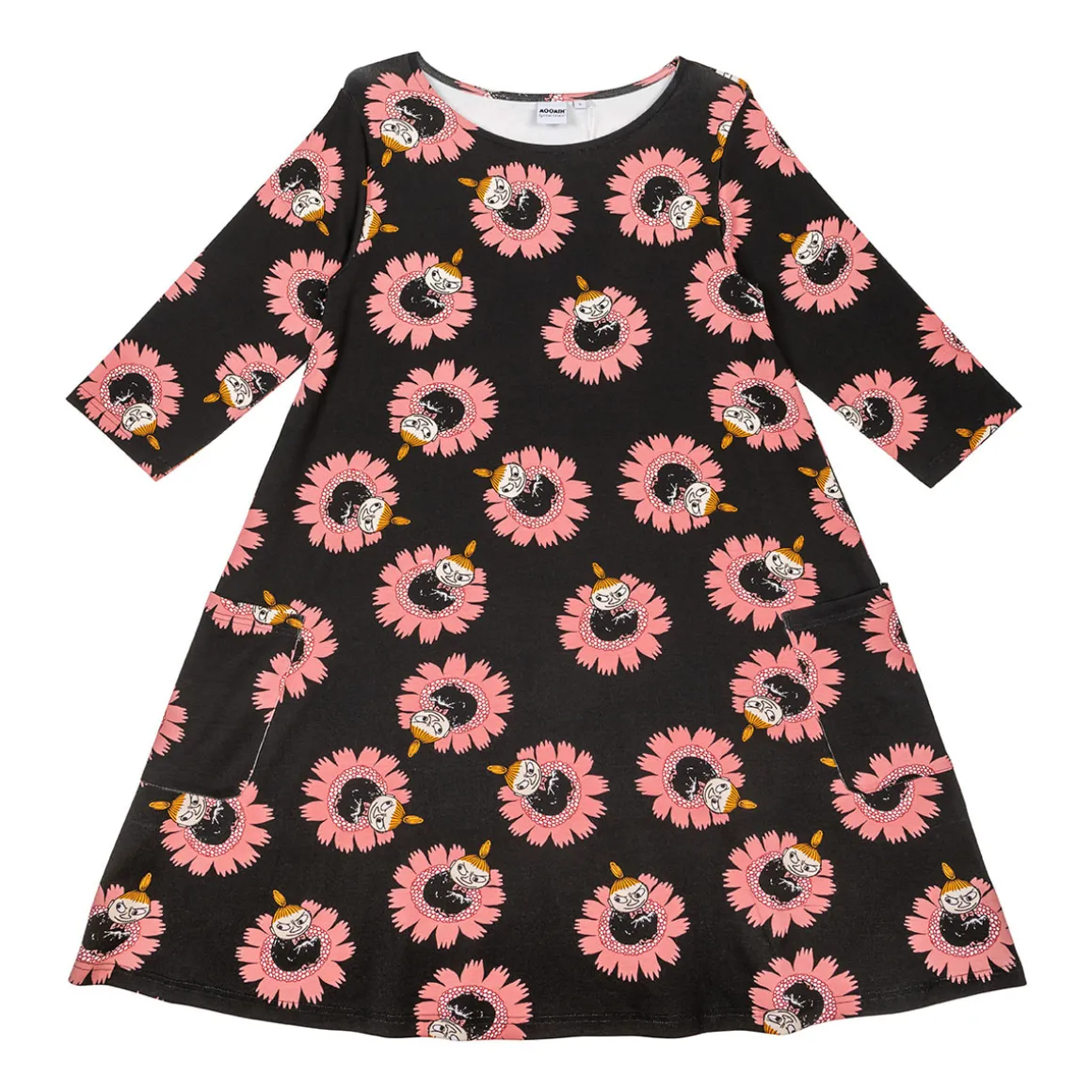 Muumi Jenni-mekko Kukikas musta