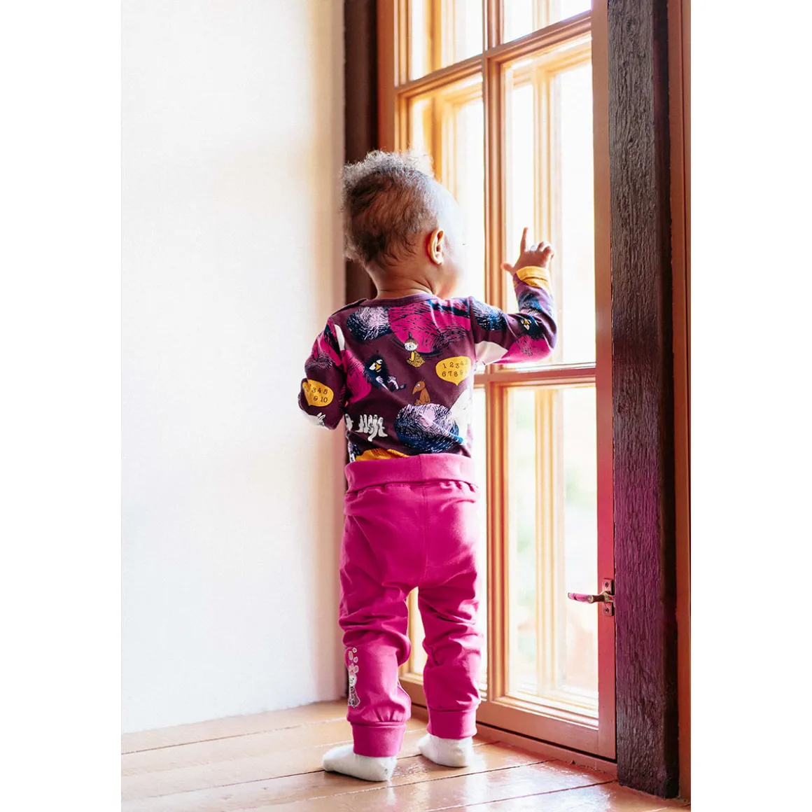 Muumi Myy-housut vauvalle pinkki
