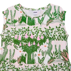 Muumi Pulmu-mekko Kevätkastanja vihreä