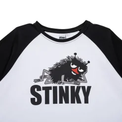 Muumi Stinky-shortsipyjama mustavalkoinen