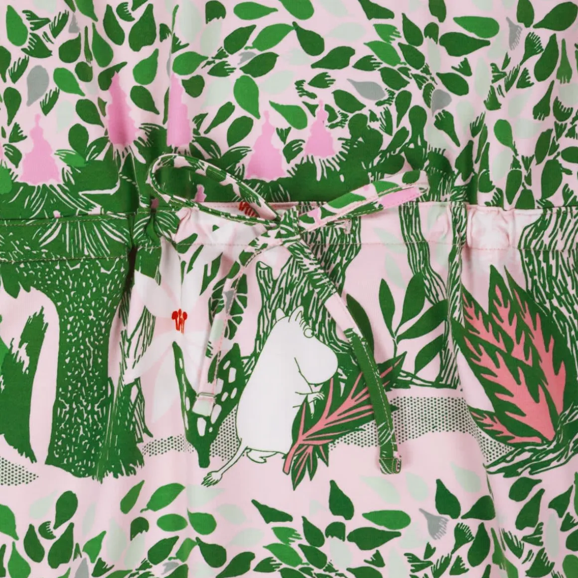 Muumi Tea-mekko Kevätkastanja vihreä