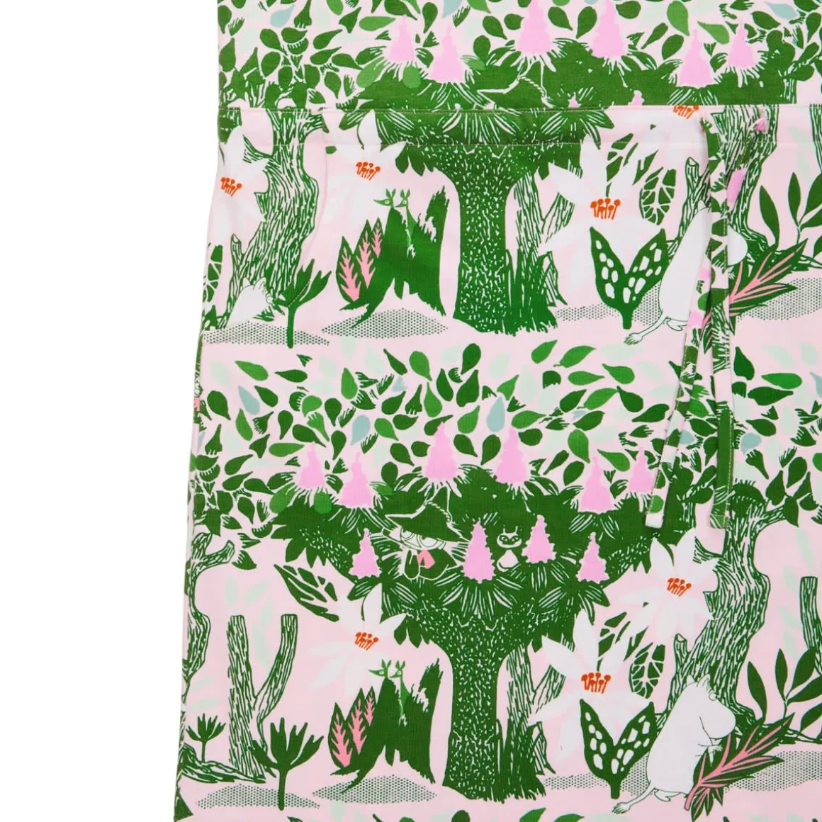 Muumi Tea-mekko Kevätkastanja vihreä