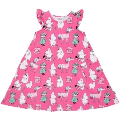 Muumi Tyttösakki-mekko pinkki