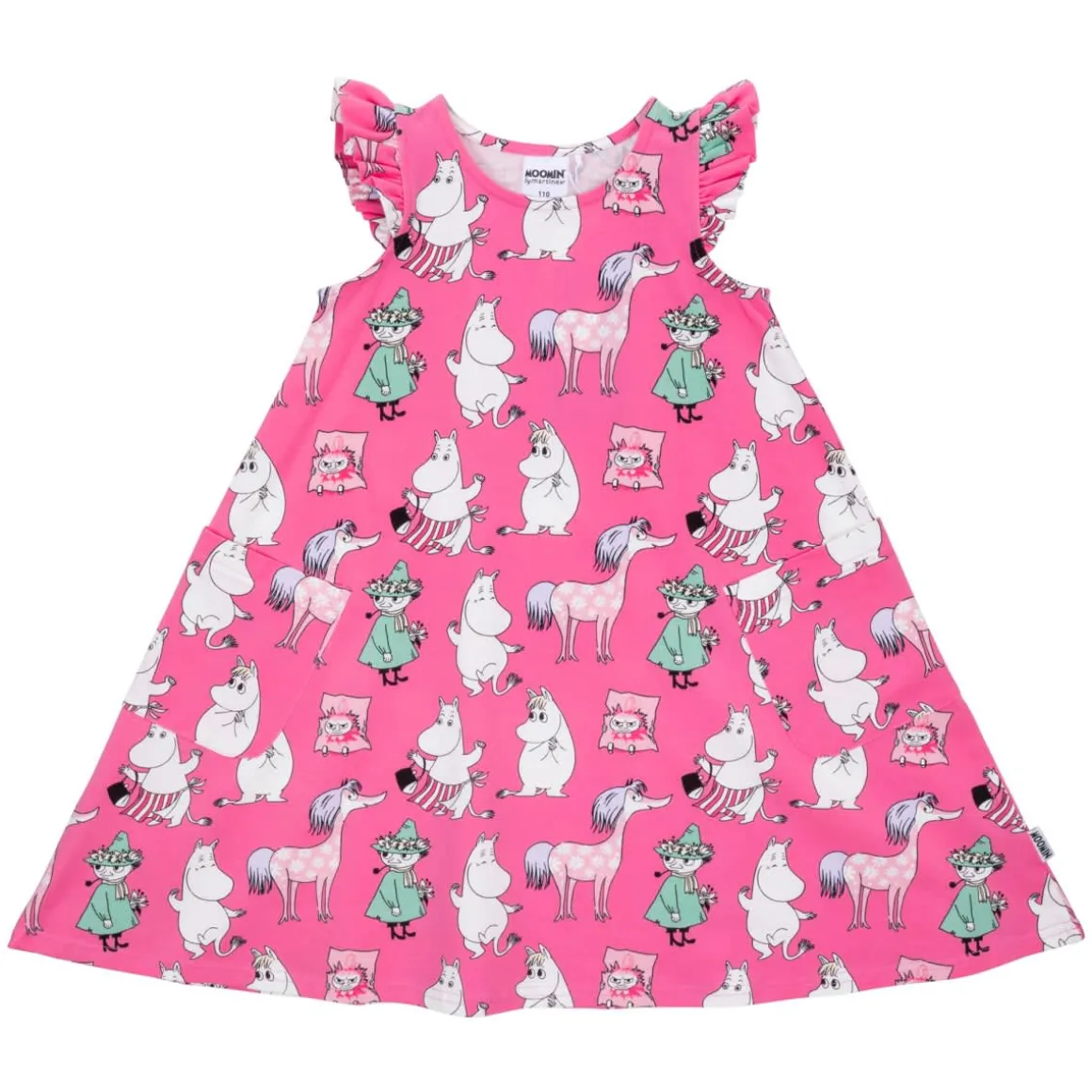 Muumi Tyttösakki-mekko pinkki