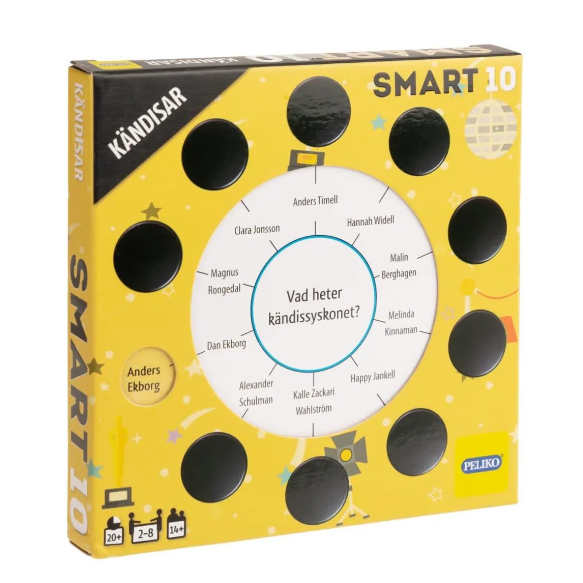 Peliko Smart10-frågekort Kändisar (svenska)