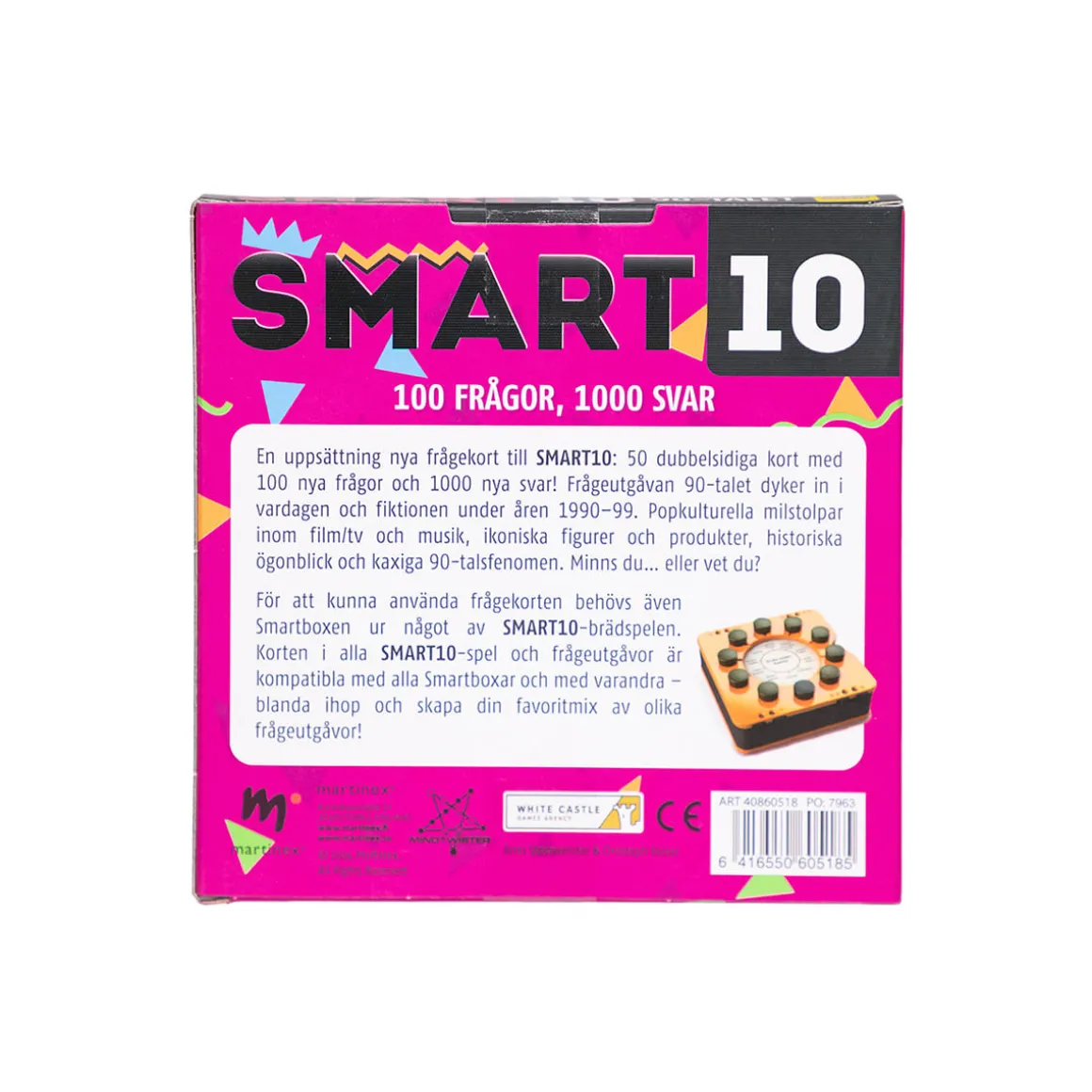 Peliko Smart10-frågekort 90-talet (svenska)