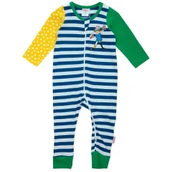 Peppi Pitkätossu Kakku-pyjama sininen/vihreä