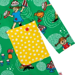 Peppi Pitkätossu Kekkeri-mekko vihreä