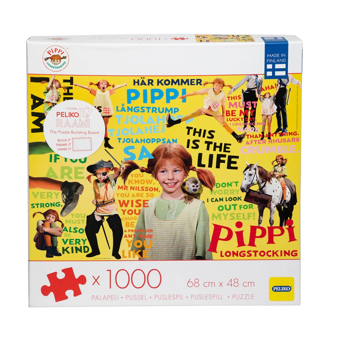 Peppi Pitkätossu Palapeli 1000 palaa Live action