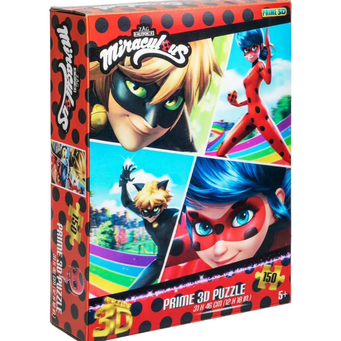 Prime 3D Palapeli 150 palaa Miraculous