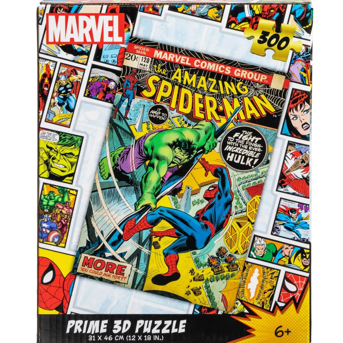 Prime 3D Palapeli 300 palaa Spiderman comic