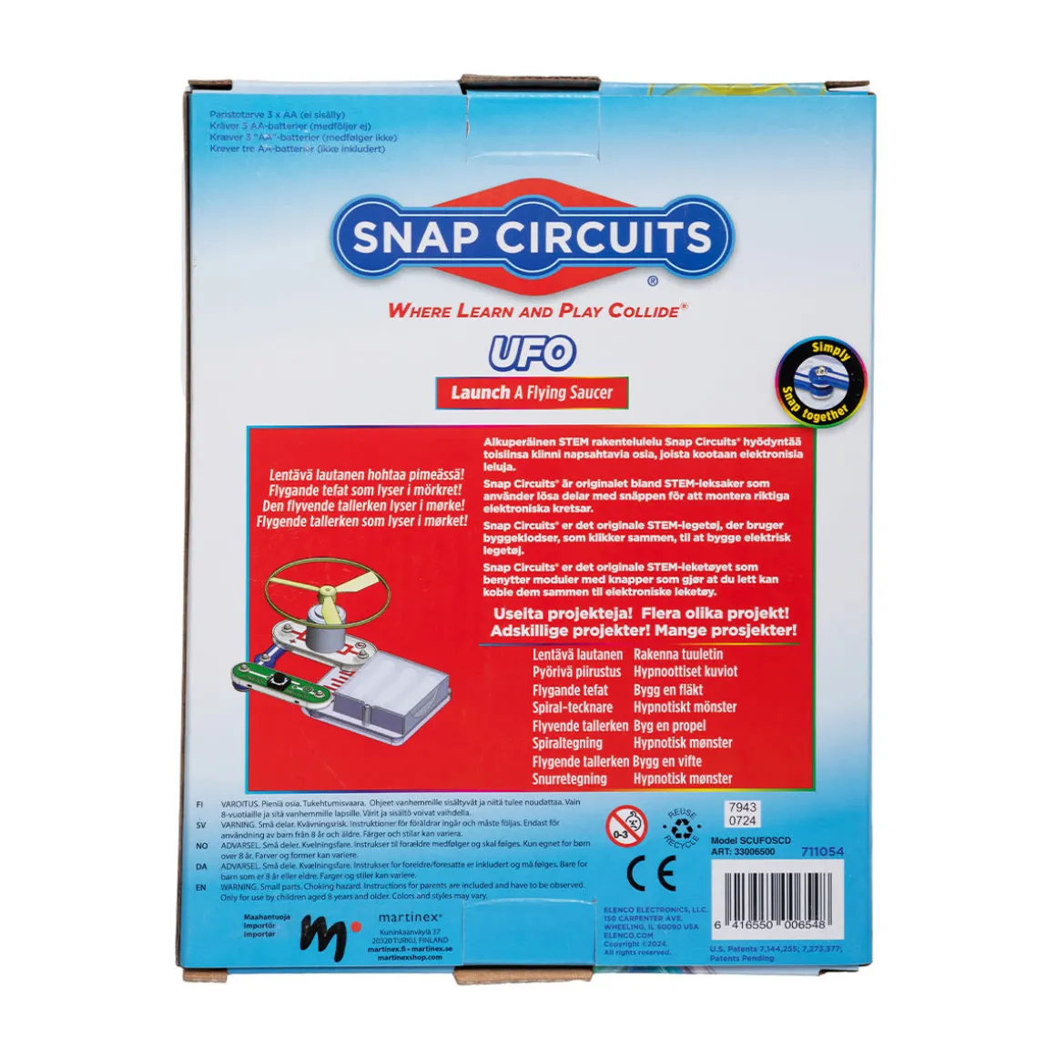 Snap Circuits Ufo-rakentelulelu