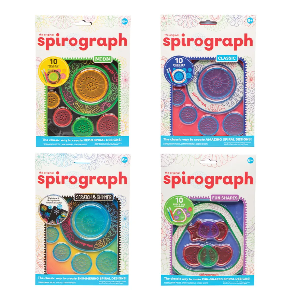 Spirograph Rakastetuin pikkusetti 4 laj.