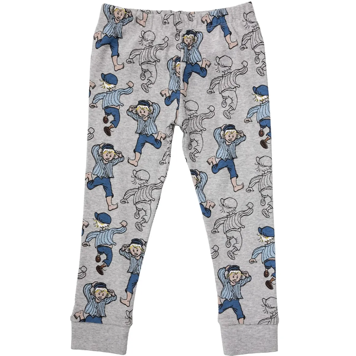 Vaahteramäen Eemeli Pako-pyjama meleerattu harmaa