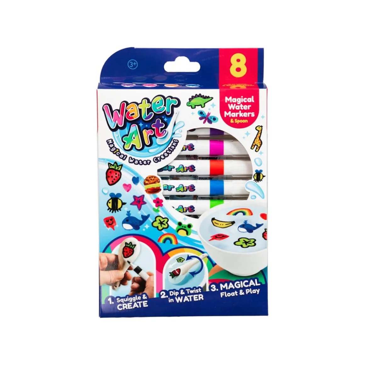 Water Art Vesipiirustustussit 8 kpl