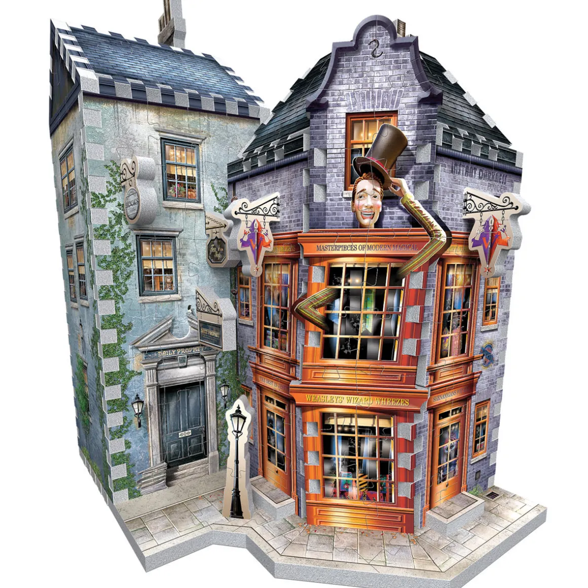 Wrebbit Harry Potter Weasleyn Welhowitsit ja Päivän Profeetta 3D-palapeli