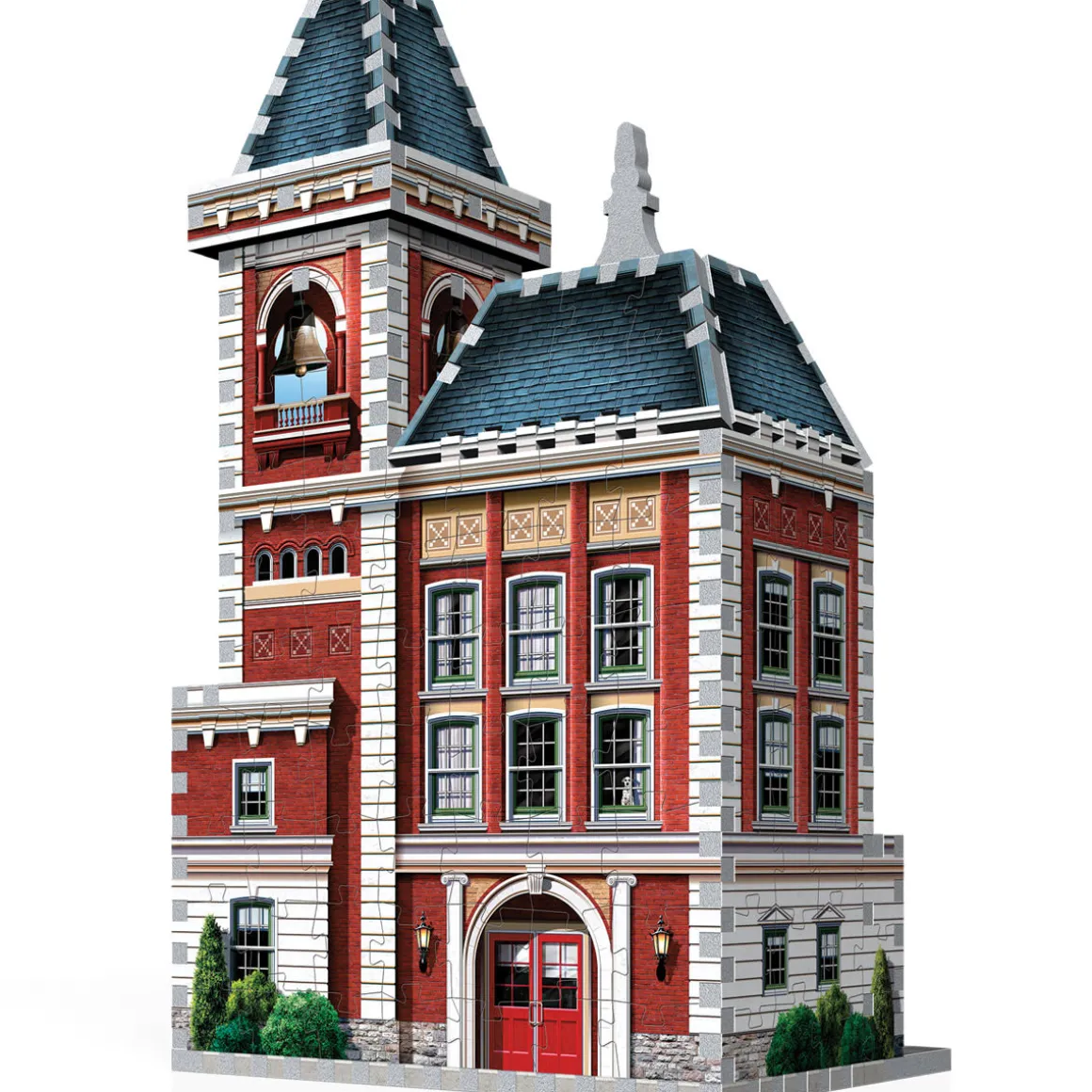 Wrebbit Urbania Fire Station New 3D-palapeli